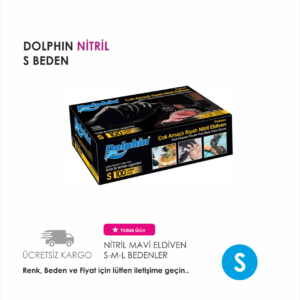 DOLPHIN ELDİVEN NİTRİL SİYAH S