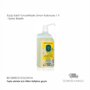Eyüp Sabri TuncerKlasik Limon Kolonyası 1 lt - Sprey Başlıklı