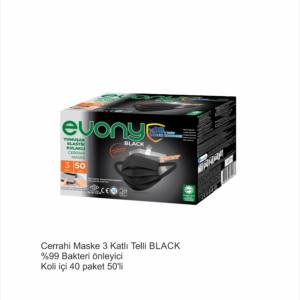 CERRAHİ MASKE BLACK