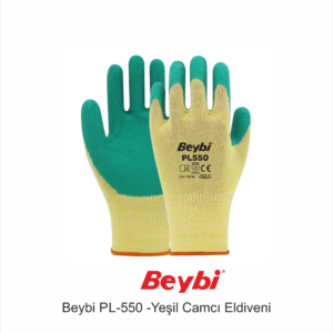 Beybi PL-550 -Yeşil Camcı Eldiveni