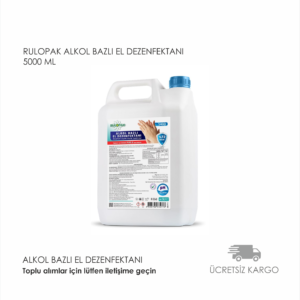 Rulopak Alkol Bazlı El Dezenfektanı - 5 Kg - S400