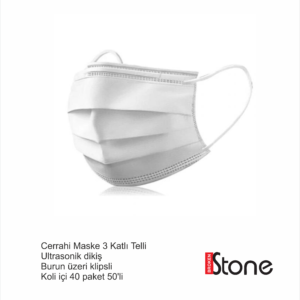 STONE CERRAH MASKE BEYAZ