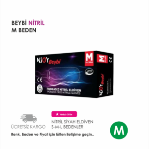 BEYBİ ELDİVEN NİTRİL SİYAH M