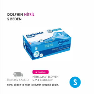 DOLPHIN ELDİVEN NİTRİL MAVİ S