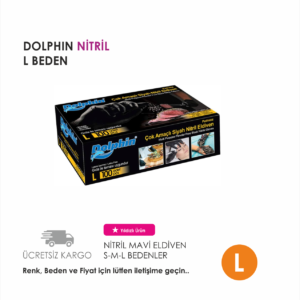 DOLPHIN ELDİVEN NİTRİL SİYAH L