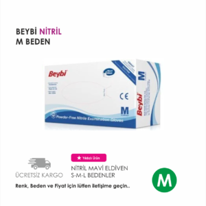 BEYBİ ELDİVEN NİTRİL MAVİ M