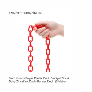 Emniyet Duba Zinciri 6mm x 5 Metre 10 PAKET