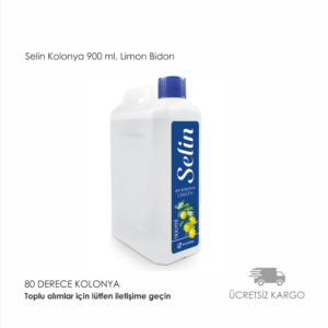 Selin Kolonya 900 ml. Limon Bidon