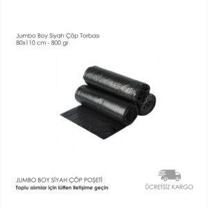 JUMBO SİYAH ÇÖP TORBASI