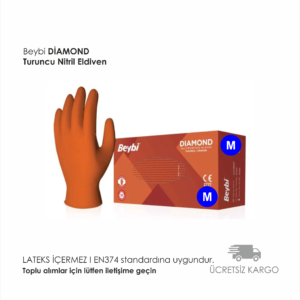 Beybi Diamond Turuncu Nitril M BEDEN
