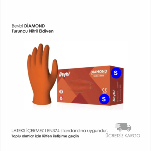 Beybi Diamond Turuncu Nitril S BEDEN