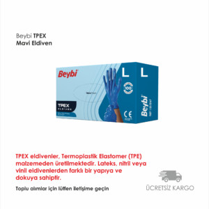 Beybi Tpex Eldiven Mavi L BEDEN