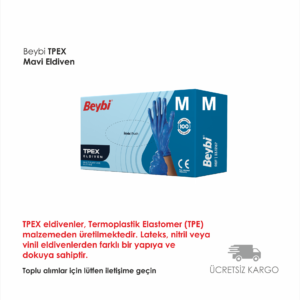 Beybi Tpex Eldiven Mavi M BEDEN
