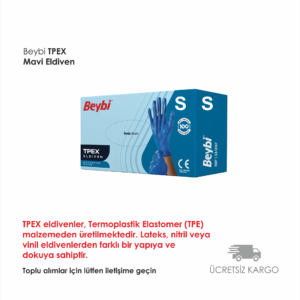 Beybi Tpex Eldiven Mavi S BEDEN
